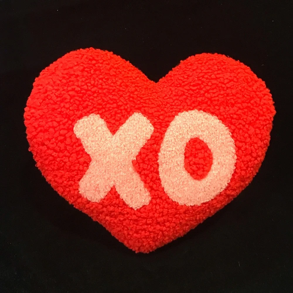 Small Heart Valentine's Day XO Love Pillow - Spritz Target 2025